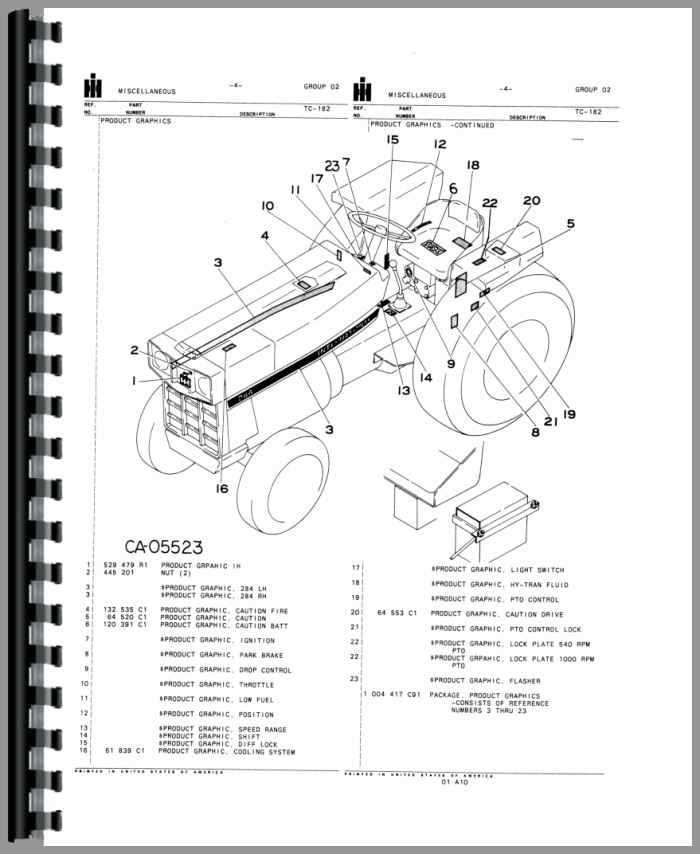 international 254 parts diagram