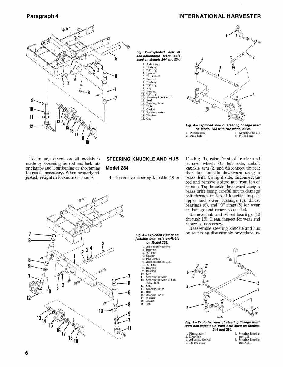 international 254 parts diagram