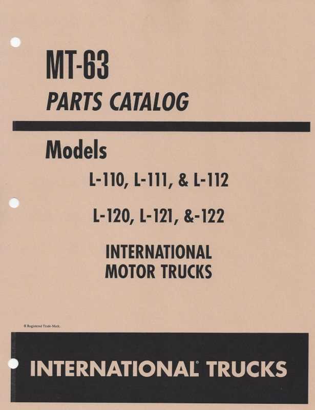 international truck parts diagram