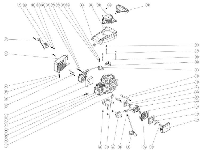 ion ice auger parts diagram