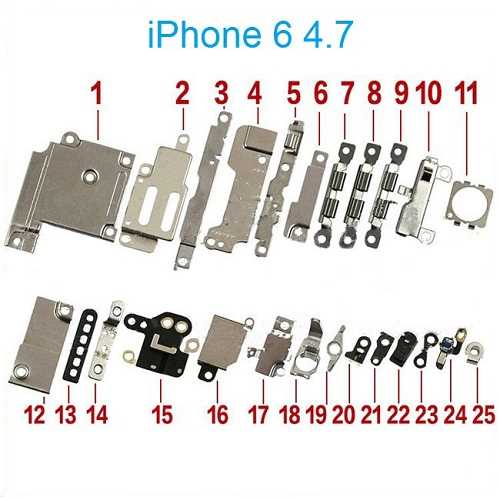 iphone 6s diagram of parts