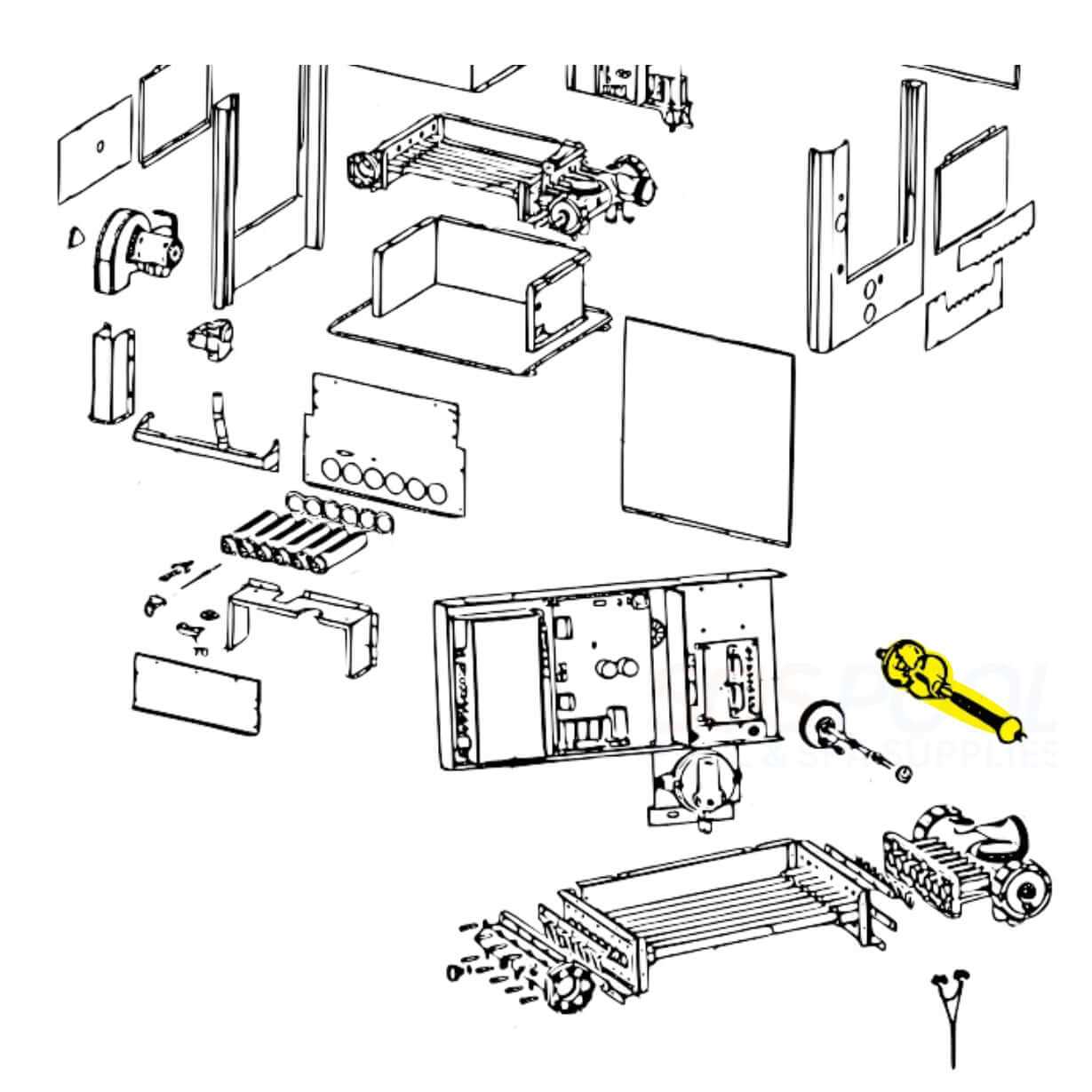 jandy lxi heater parts diagram