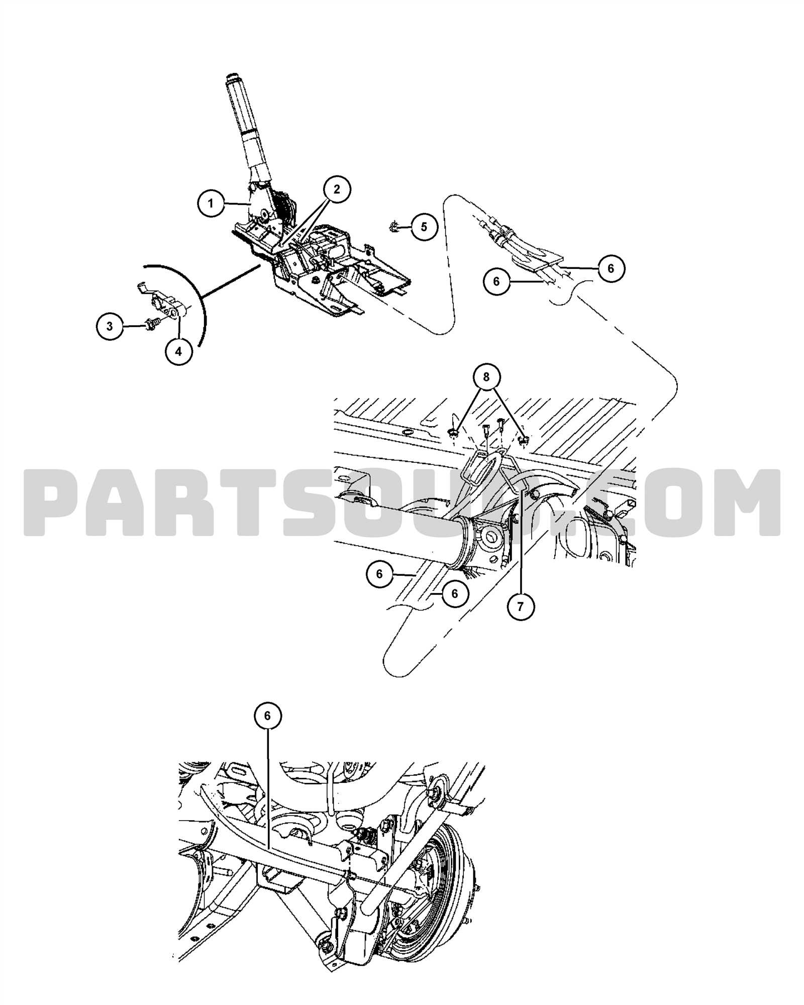 jeep brake parts diagram