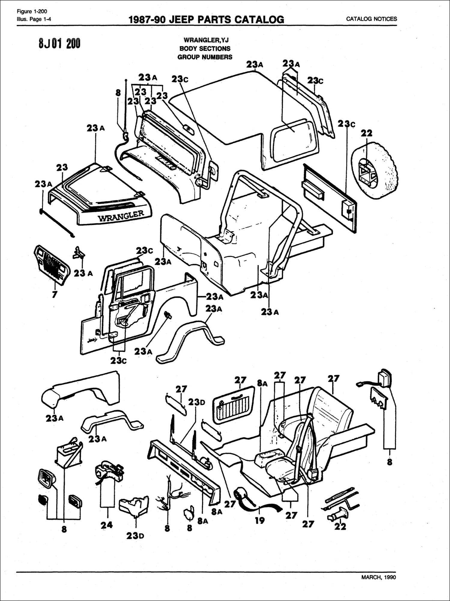 jeep cj5 parts diagram