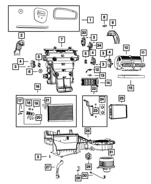 jeep grand cherokee parts diagram