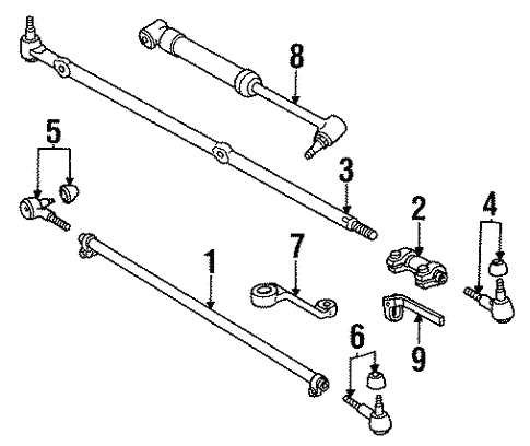 jeep jk steering parts diagram