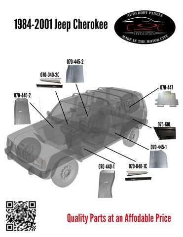 jeep wrangler body parts diagram