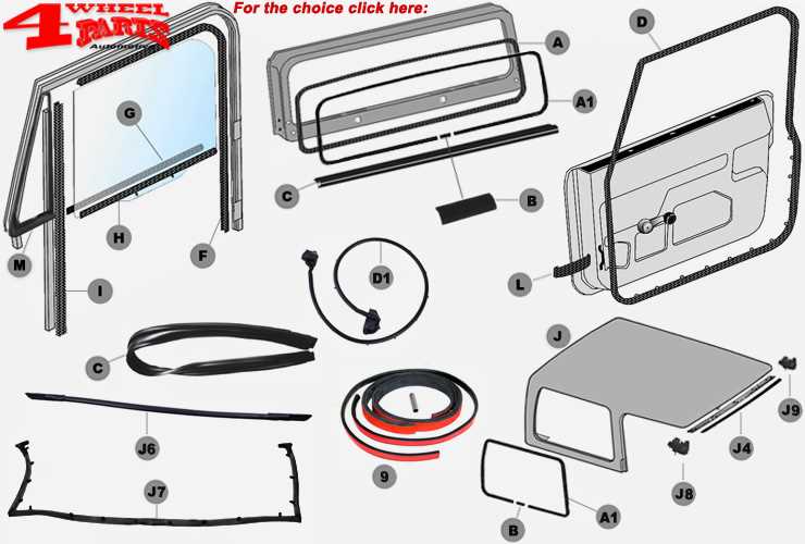 jeep wrangler body parts diagram