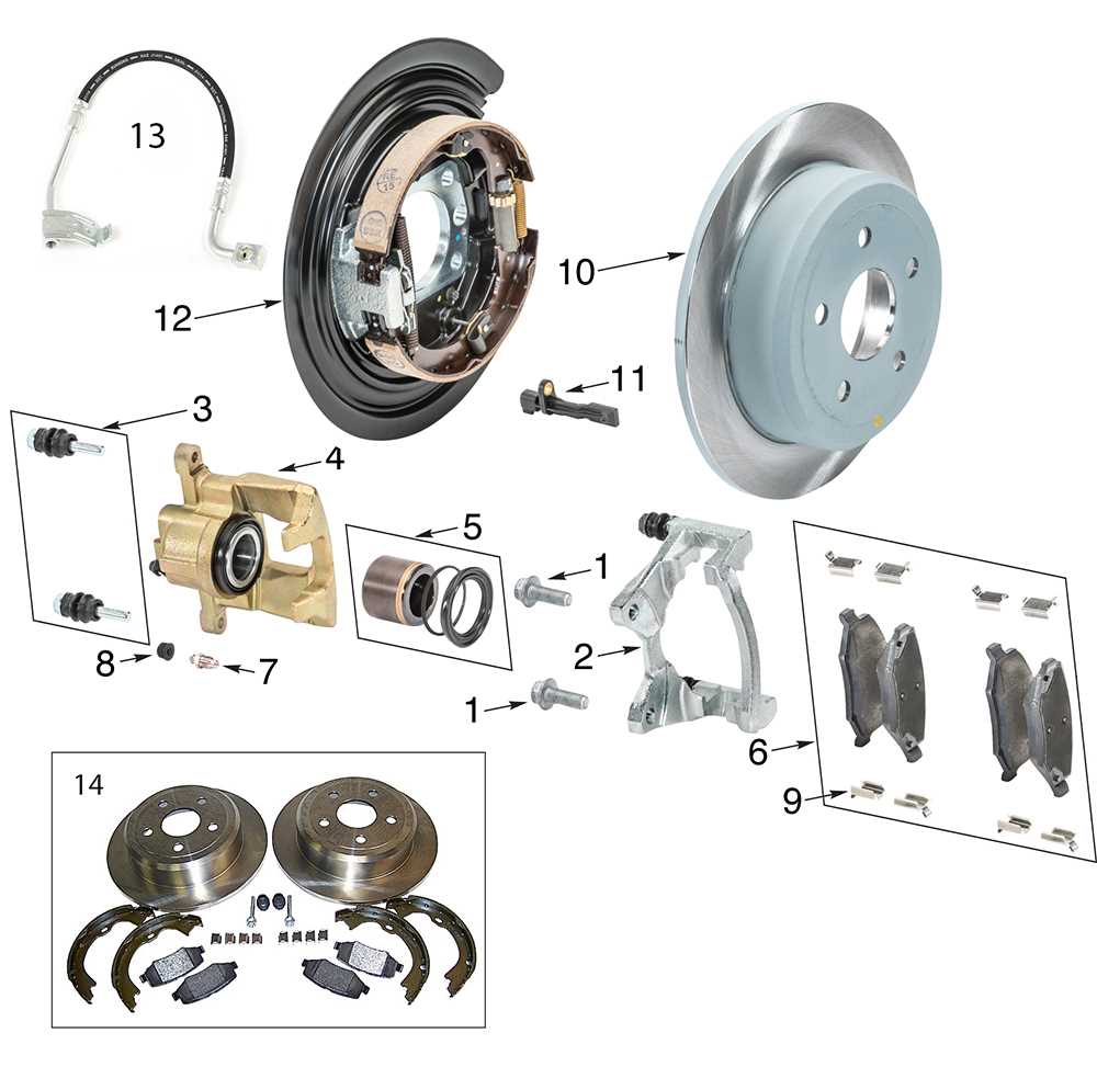 jeep wrangler brake parts diagram