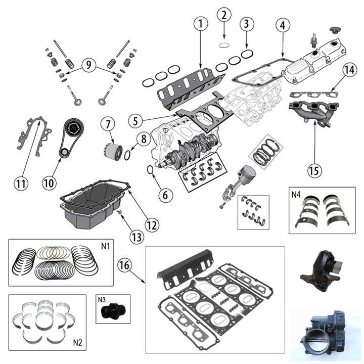 jeep wrangler engine parts diagram