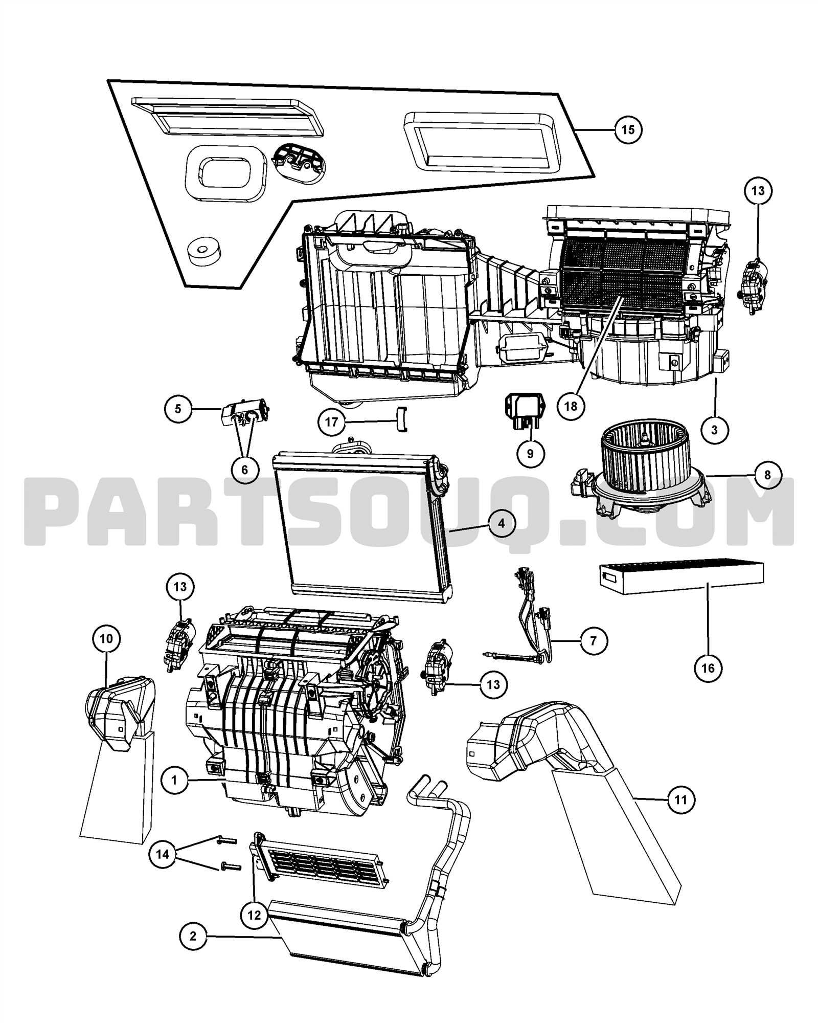 jeep wrangler jk parts diagram