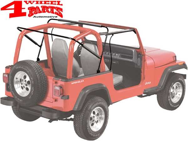 jeep wrangler yj soft top parts diagram