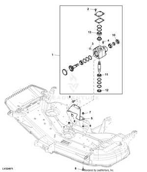 john deere 1025r 60 mower deck parts diagram