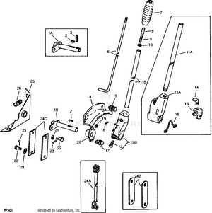 john deere 110 parts diagram