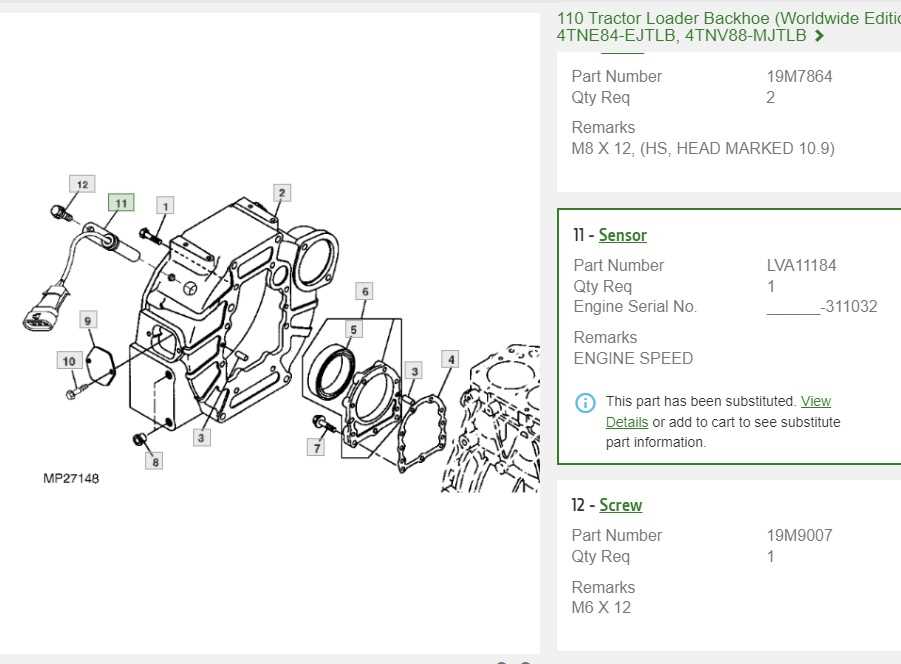 john deere 110 tlb parts diagram