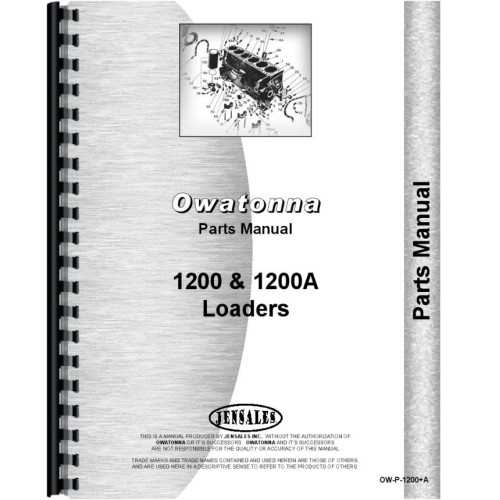 john deere 1200a parts diagram