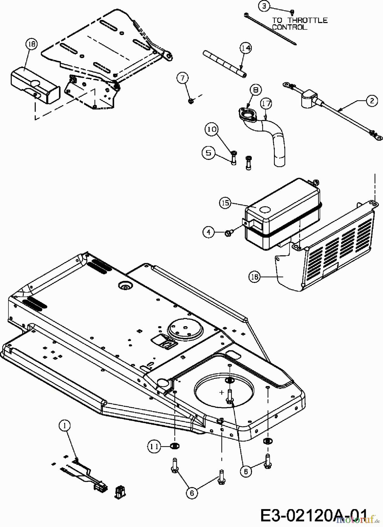 john deere 125 parts diagram