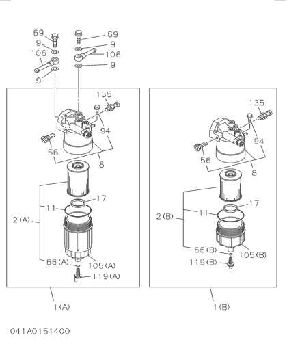 john deere 135 parts diagram