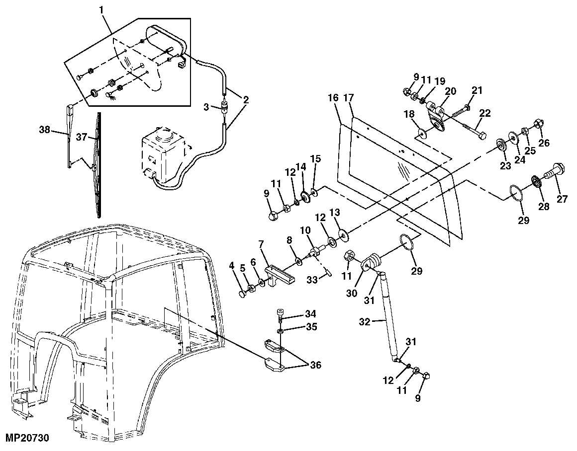 john deere 135 parts diagram