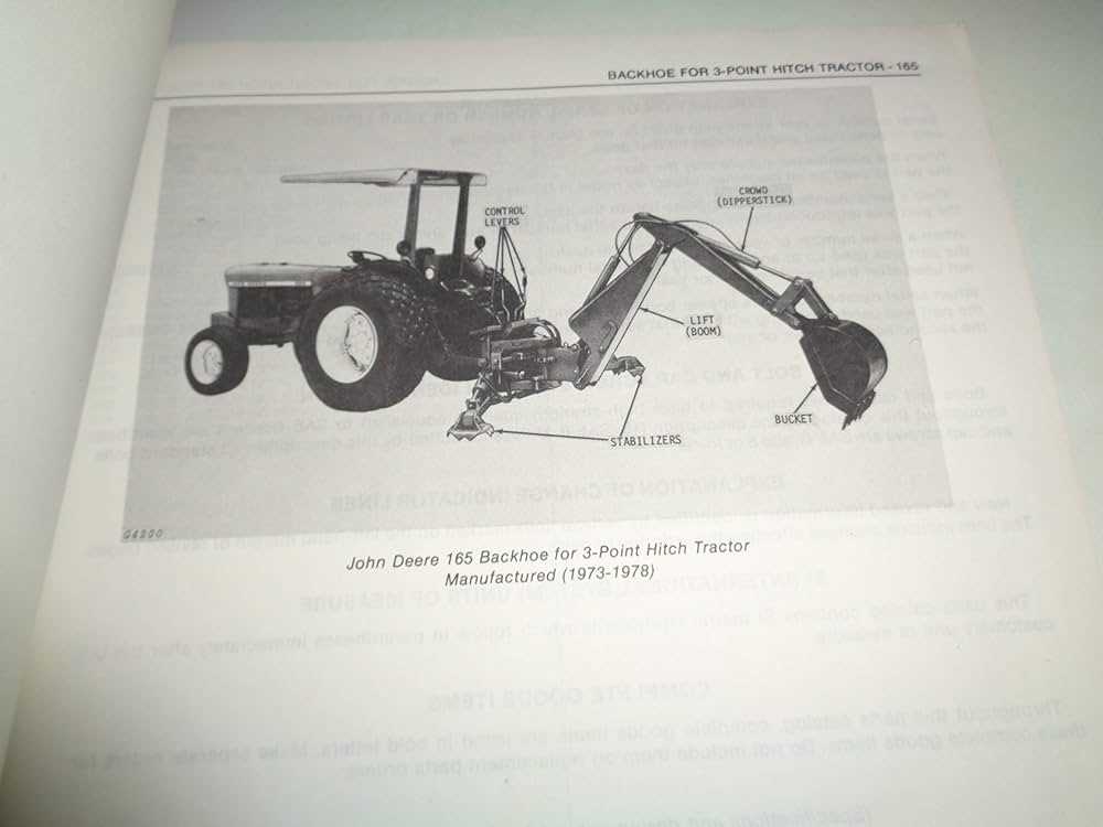 john deere 165 parts diagram