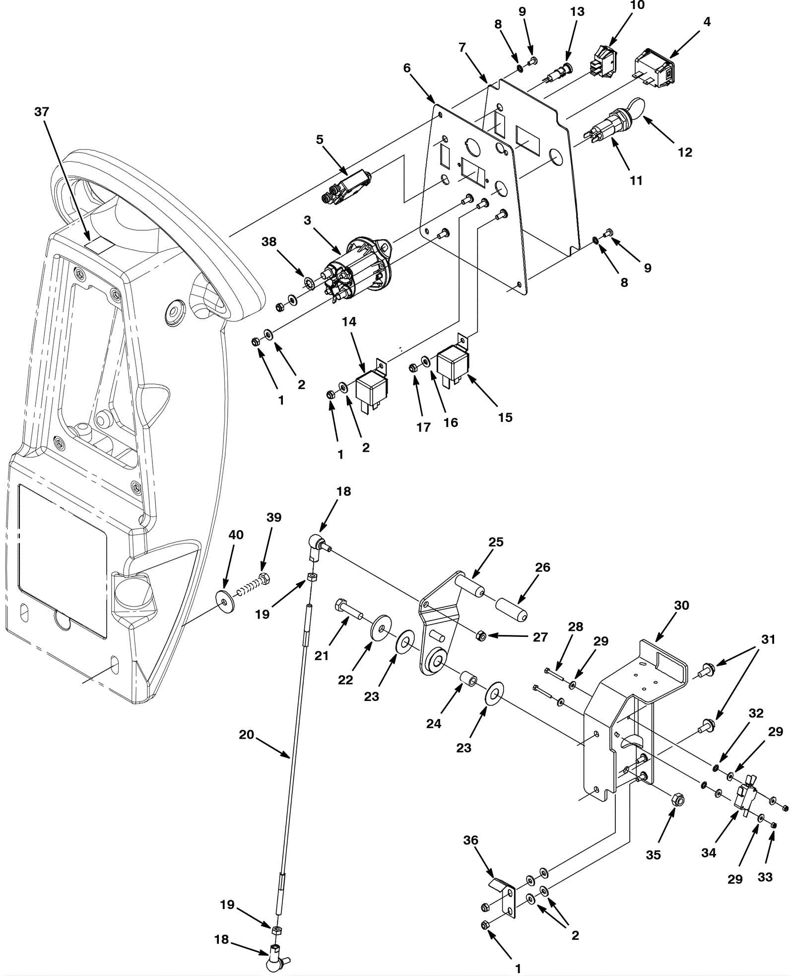 john deere 175 parts diagram