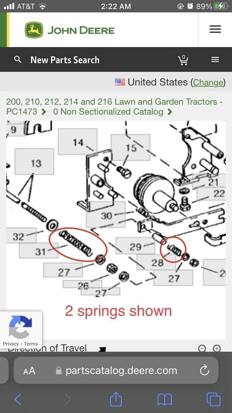 john deere 214 parts diagram