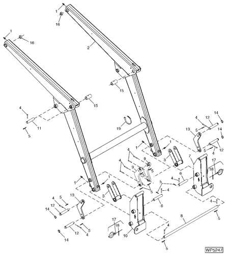 john deere 220r loader parts diagram