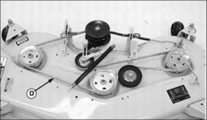 john deere 345 mower deck parts diagram