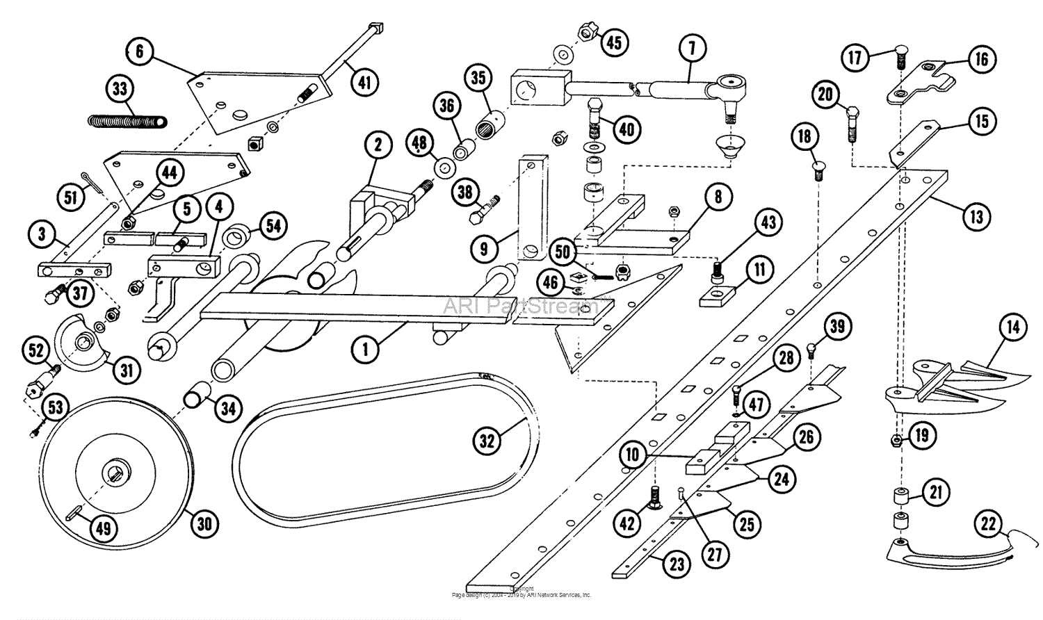 john deere 350 sickle mower parts diagram