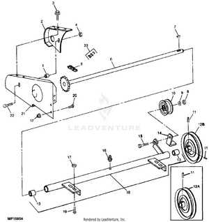 john deere 42 inch snow blower parts diagram