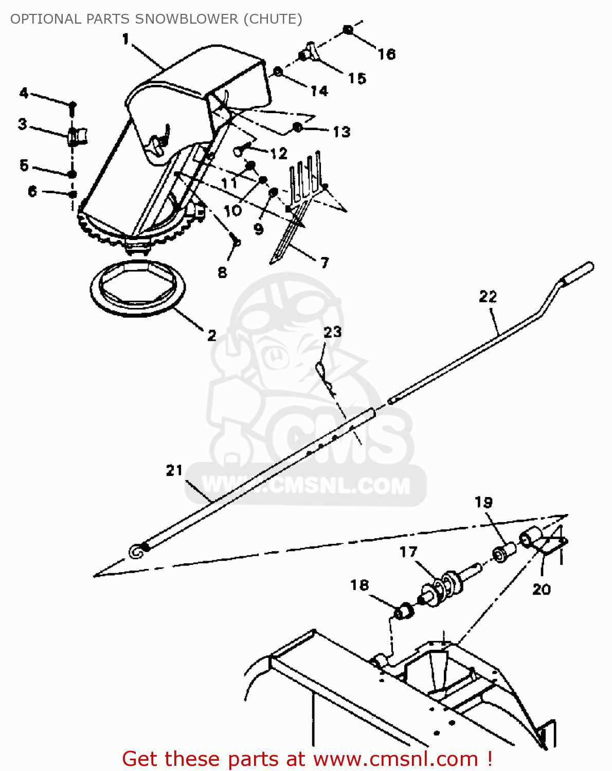 john deere 42 snow thrower parts diagram