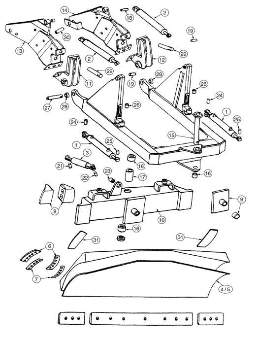 john deere 450 dozer parts diagram