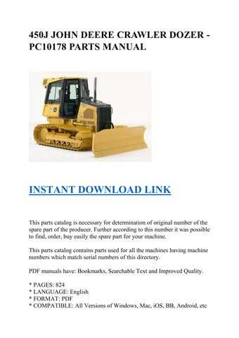 john deere 450 parts diagram