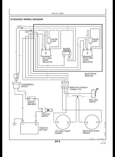 john deere 456 baler parts diagram