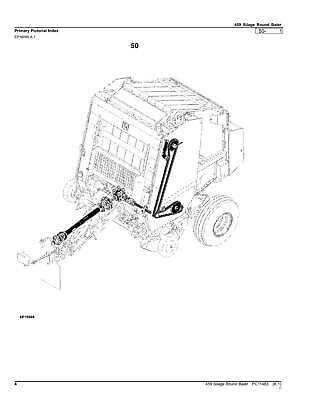 john deere 458 baler parts diagram