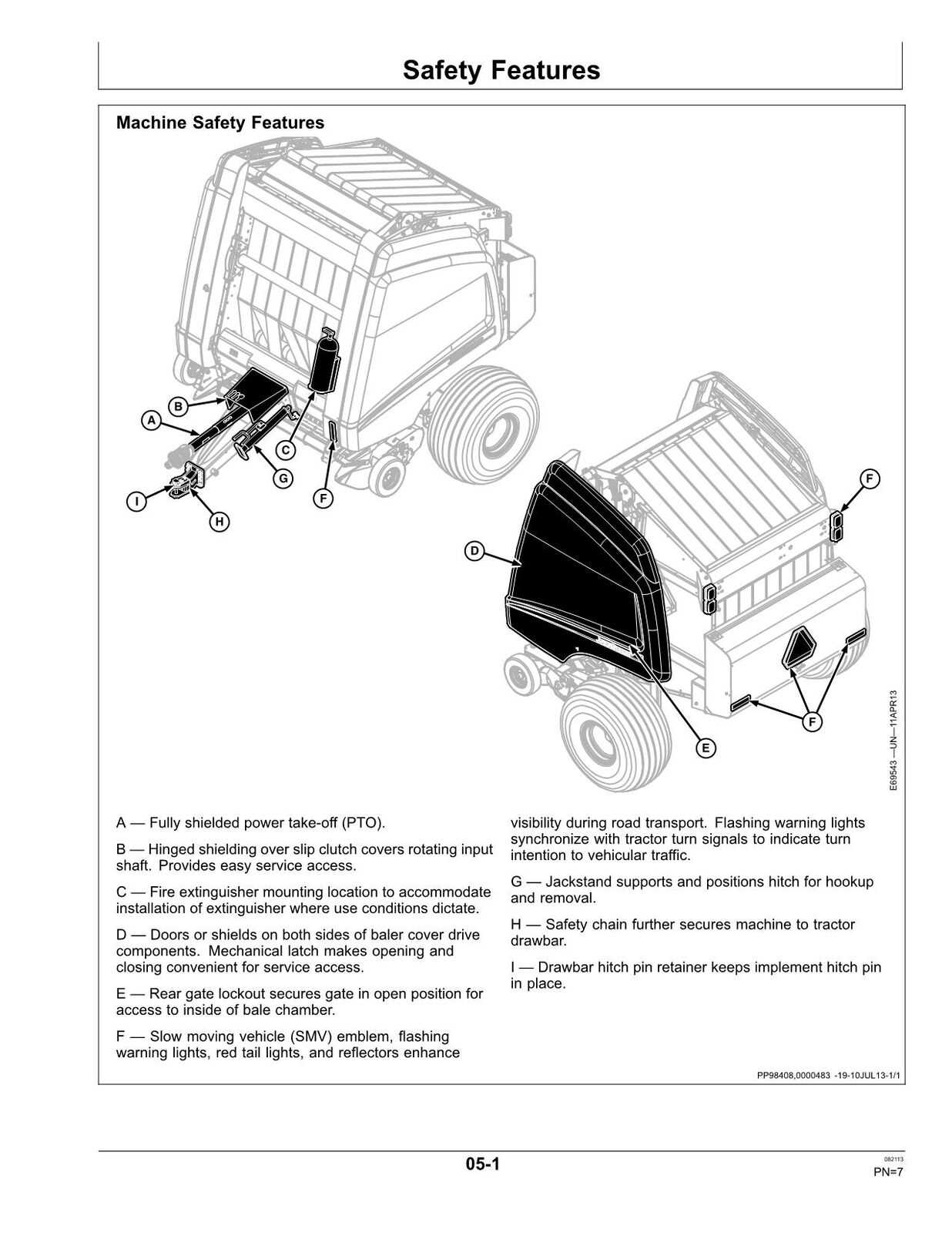 john deere 469 baler parts diagram