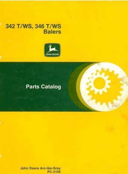 john deere 469 baler parts diagram