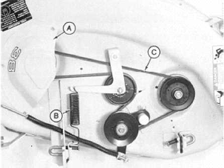 john deere 48 edge mower deck parts diagram