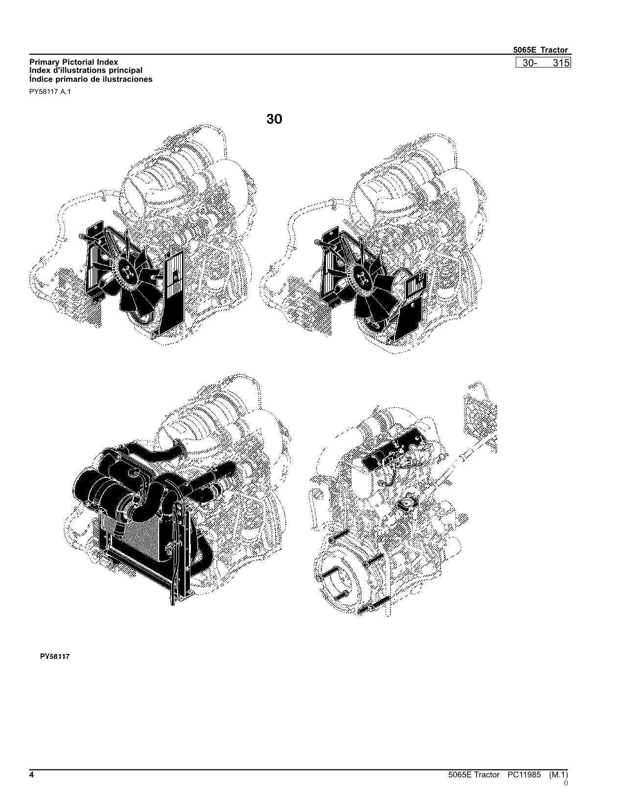 john deere 5065e parts diagram