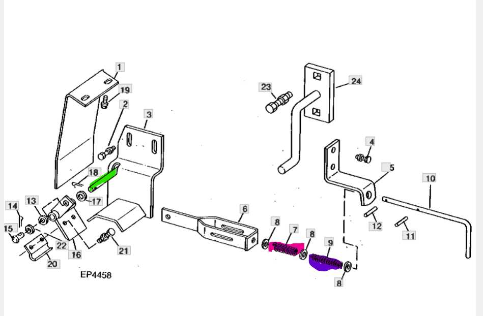 john deere 530 baler parts diagram