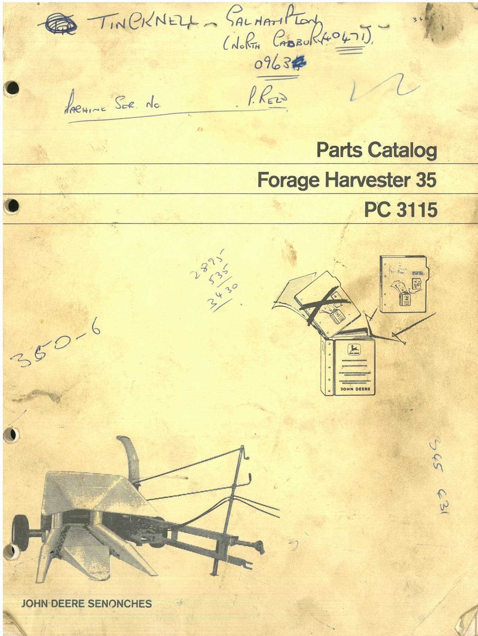 john deere 535 parts diagram