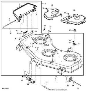 john deere 54 hc mower deck parts diagram