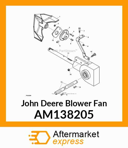 john deere 54 snowblower parts diagram