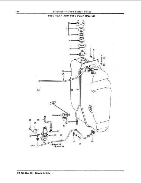 john deere 635fd parts diagram