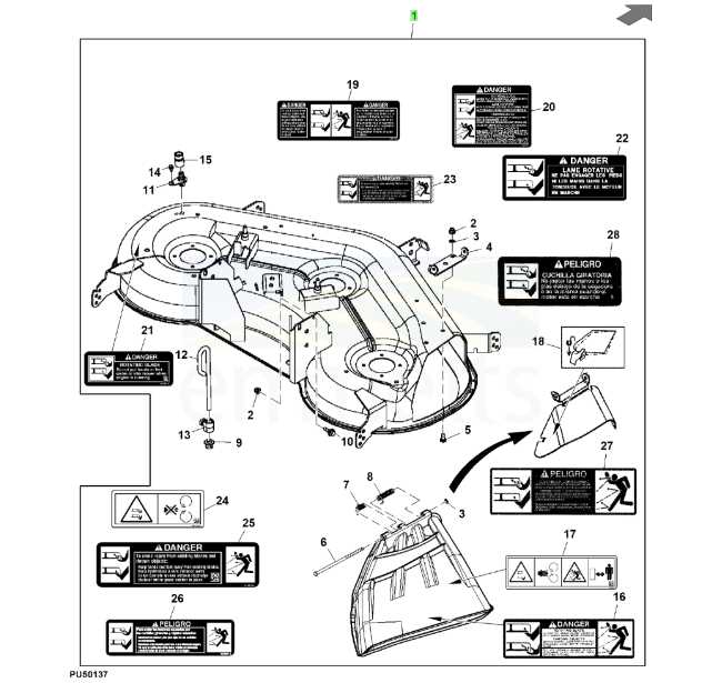 john deere 925f parts diagram