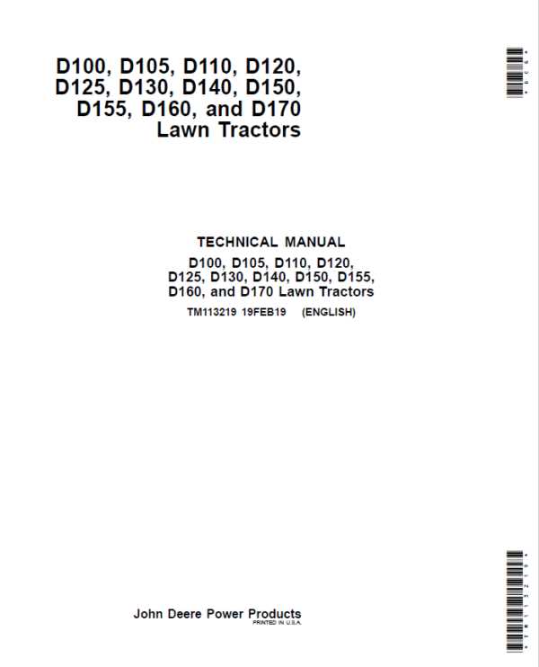 john deere d130 parts diagram