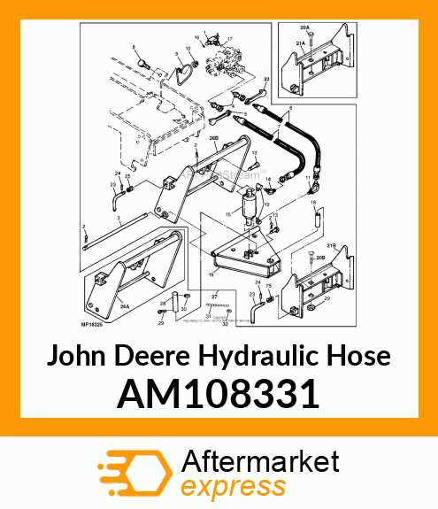 john deere front quick hitch parts diagram