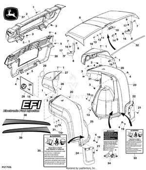 john deere gator 625i parts diagram