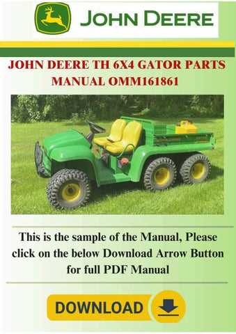 john deere gator parts diagram