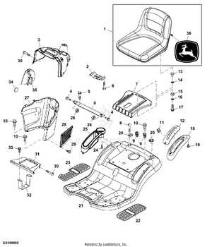 john deere l108 parts diagram